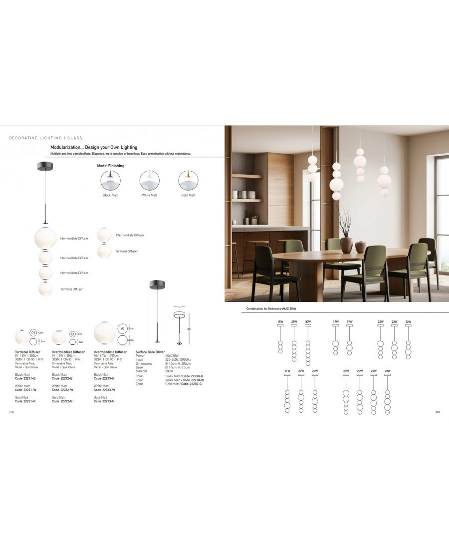 22231-B1 22231-W1 22231-G1