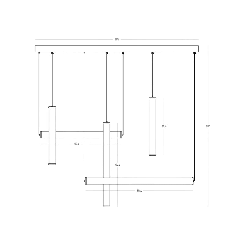 Muri sospensione 105x200cm (art.25421)