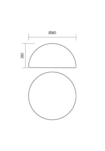 Blob Lampada Ornamentale Ø560mm Rotondo