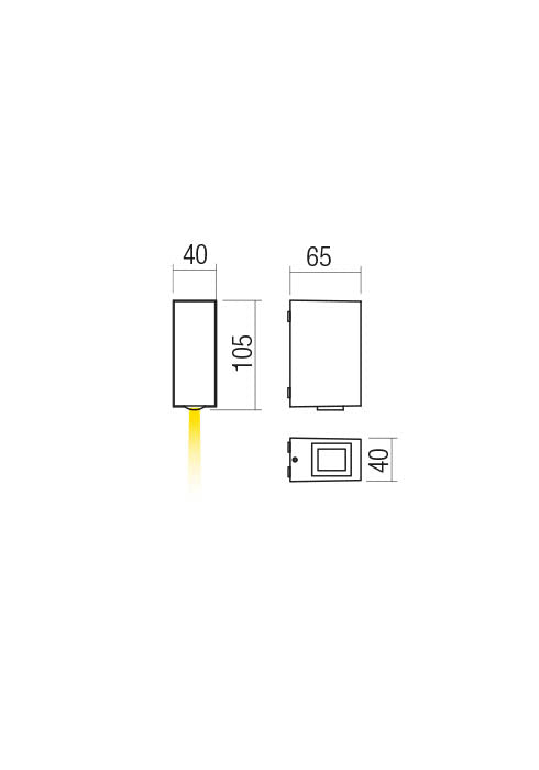 Ace applique da parete 4000k