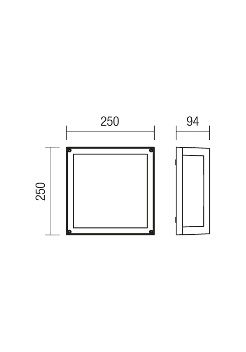 Brick Applique Diffusore Liscio