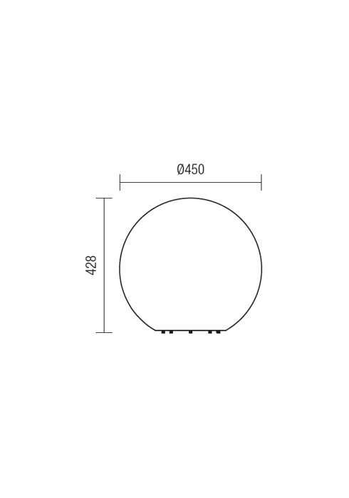 Baloo Lampada ornamentale Ø450