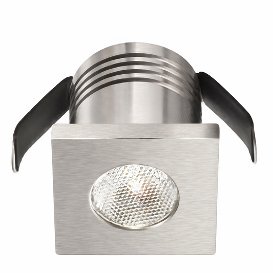 Lumina Square Steel faretto incasso 32x32