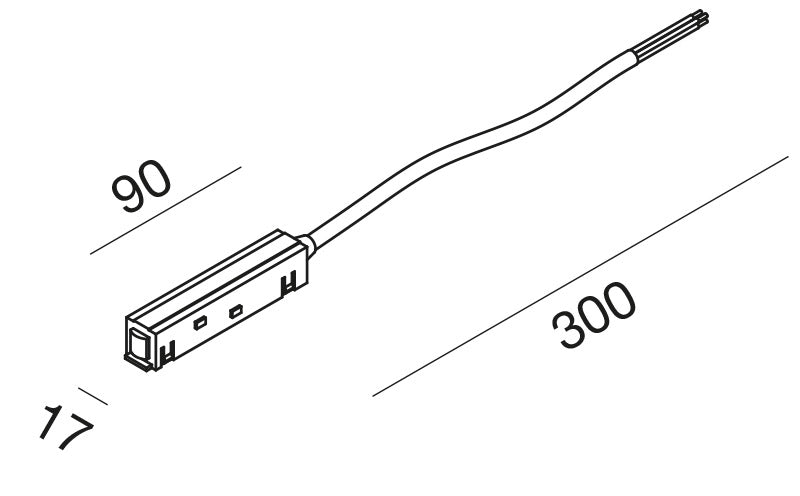 Accessori binario per proiettori 48Vdc