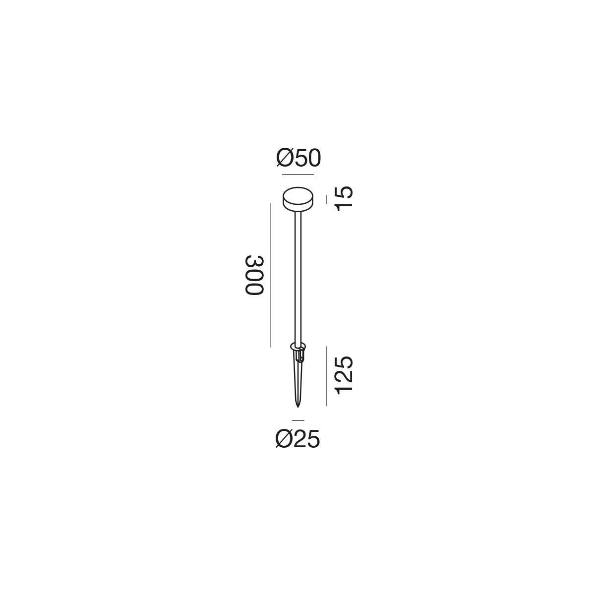Spike small paletto