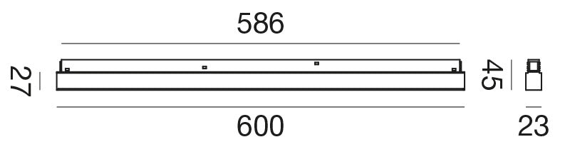Linearis 3000k 600cm