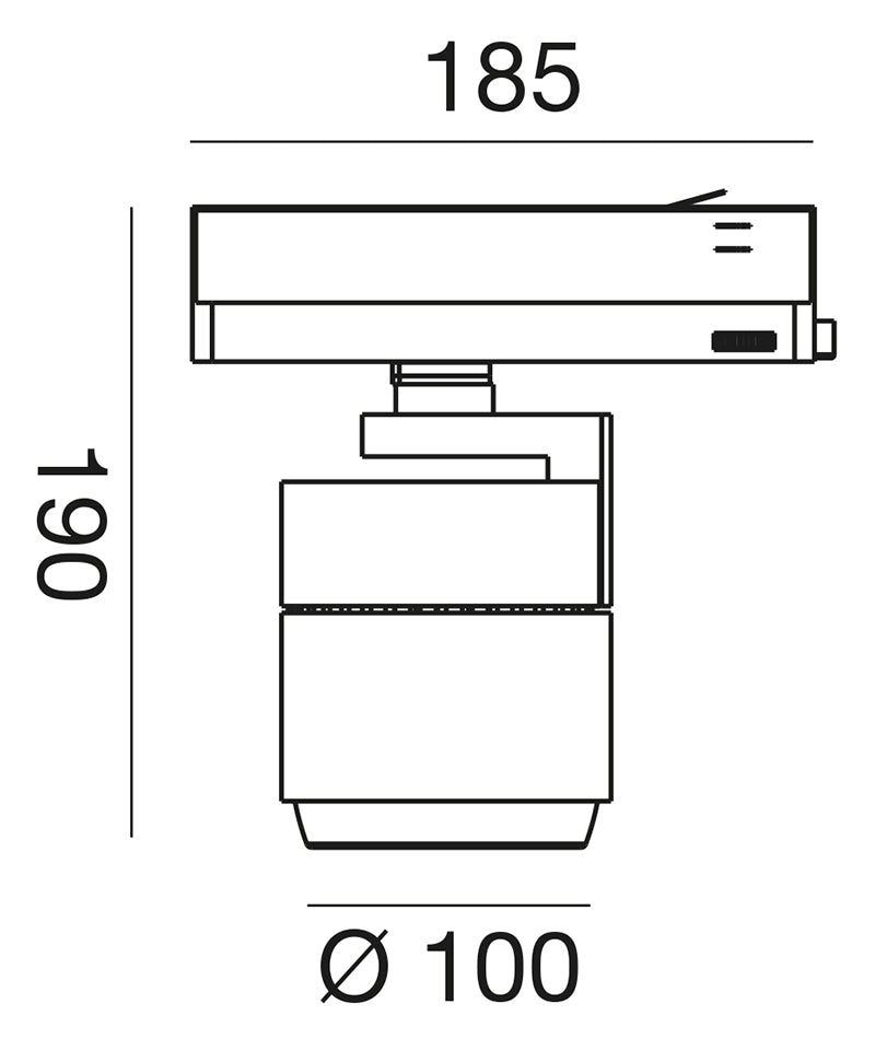 Focus Pro faretto Ø100