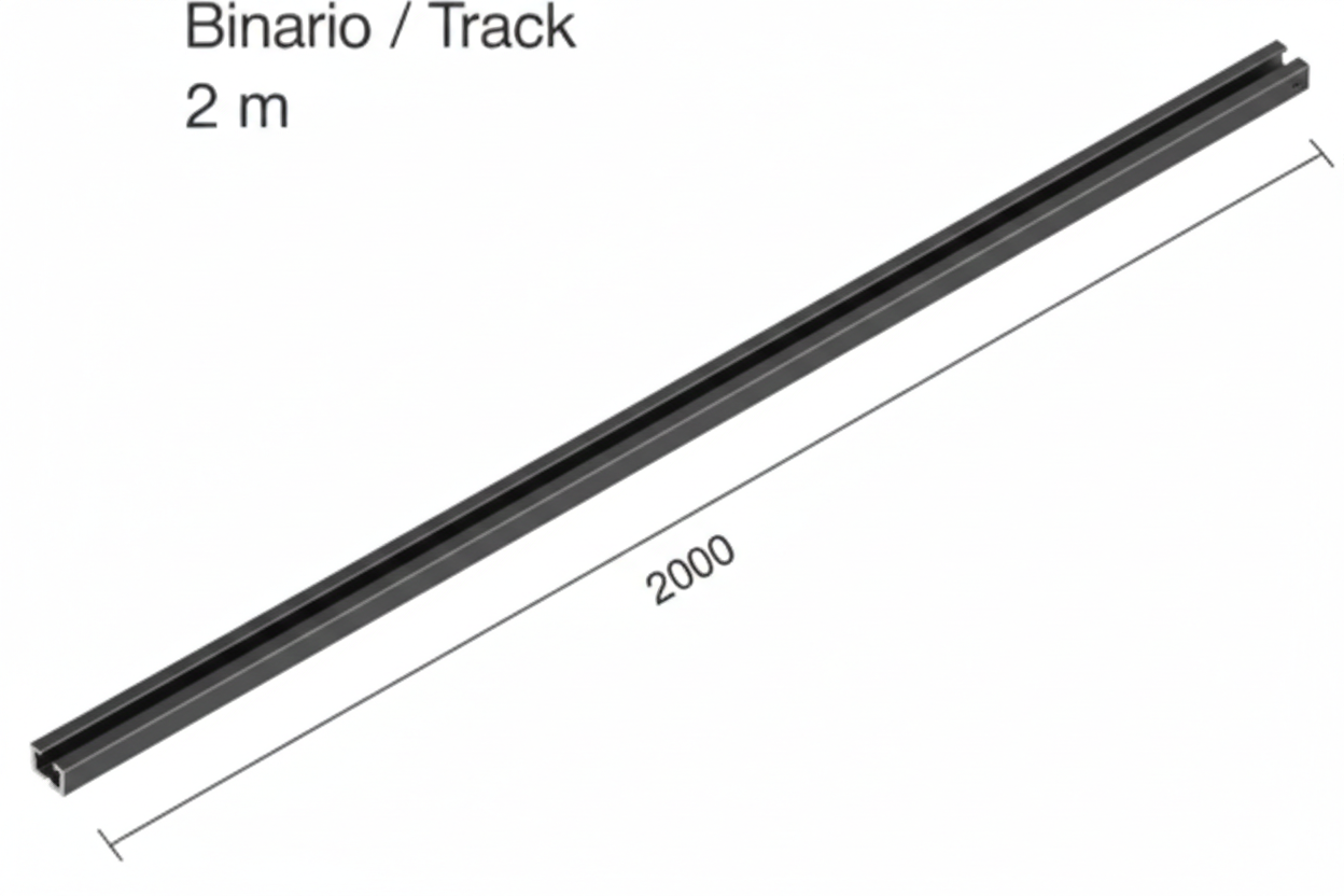 Binario ultrasottile 48Vdc