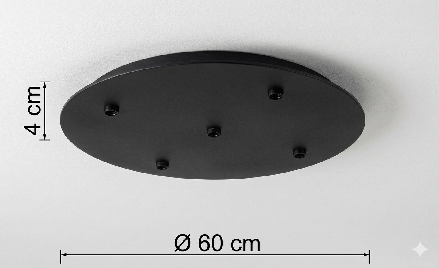 Base rotonda a 5