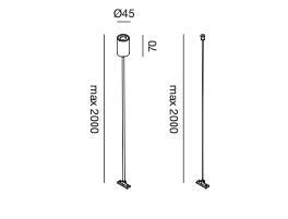 Accessori binario decorativo 48Vdc