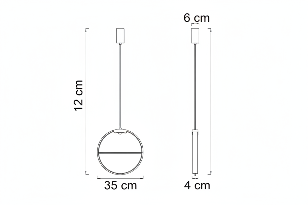 Mister sospensione cristallo 35cm