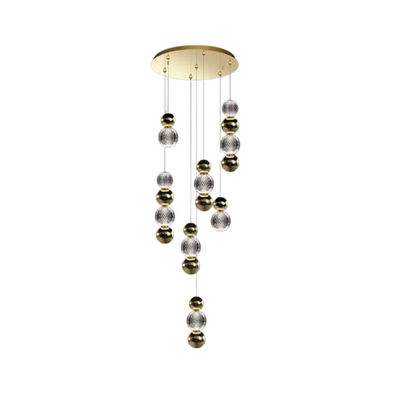 Brillante a 7 pendenti oro