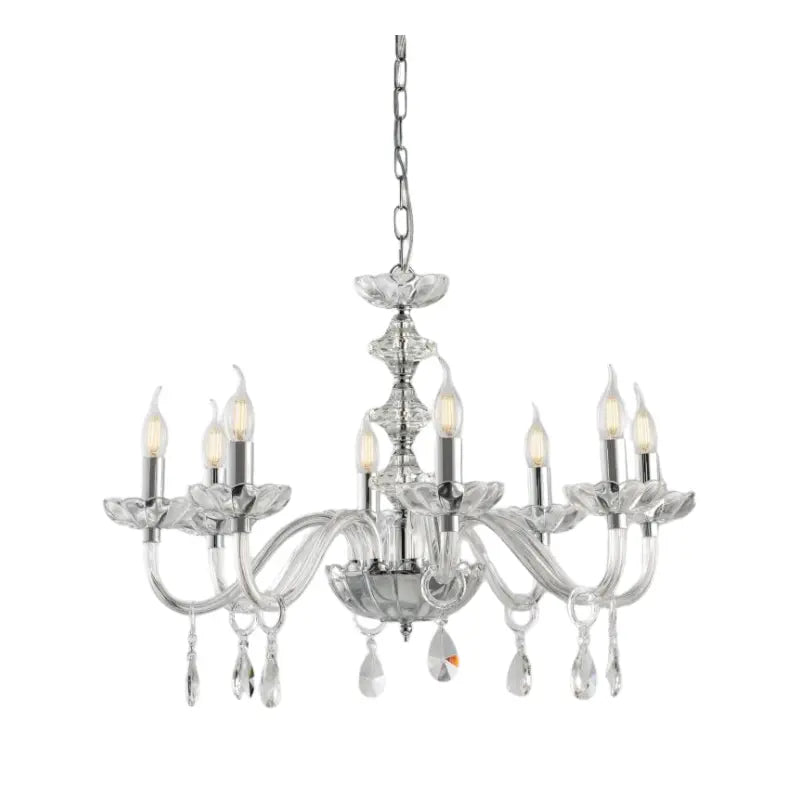 Eleganza cristallina a 8 luci
