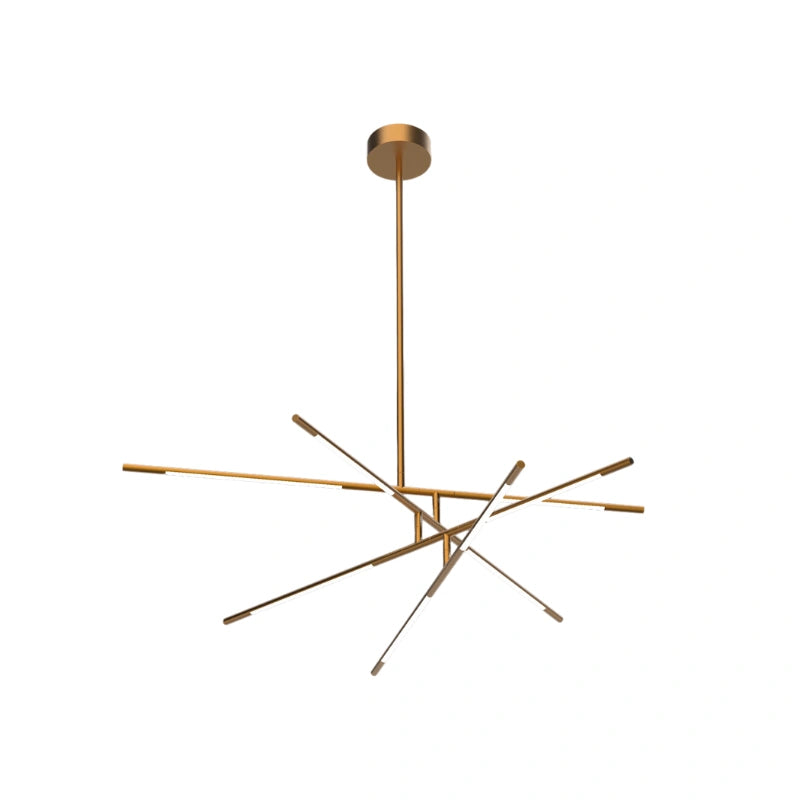 Tubular a 8 luci oro