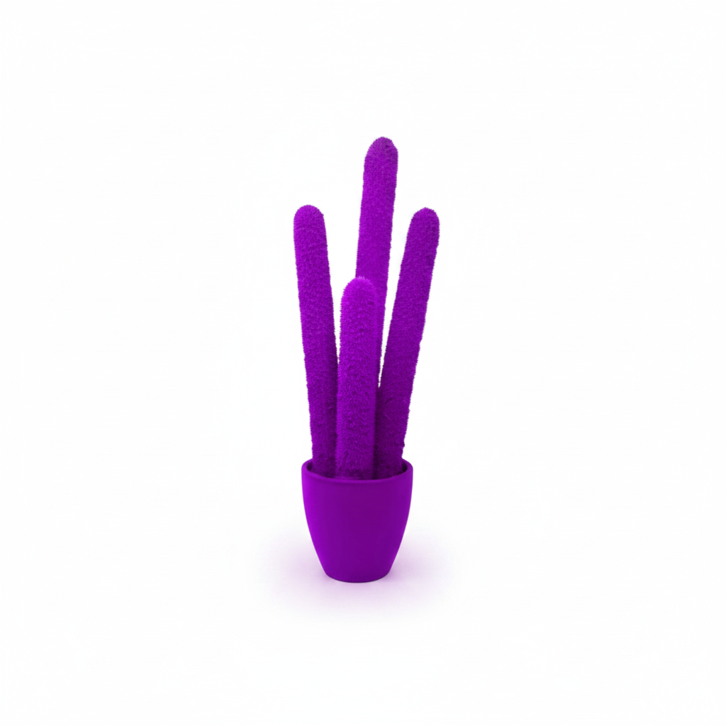 Long cactus scultura H 53cm