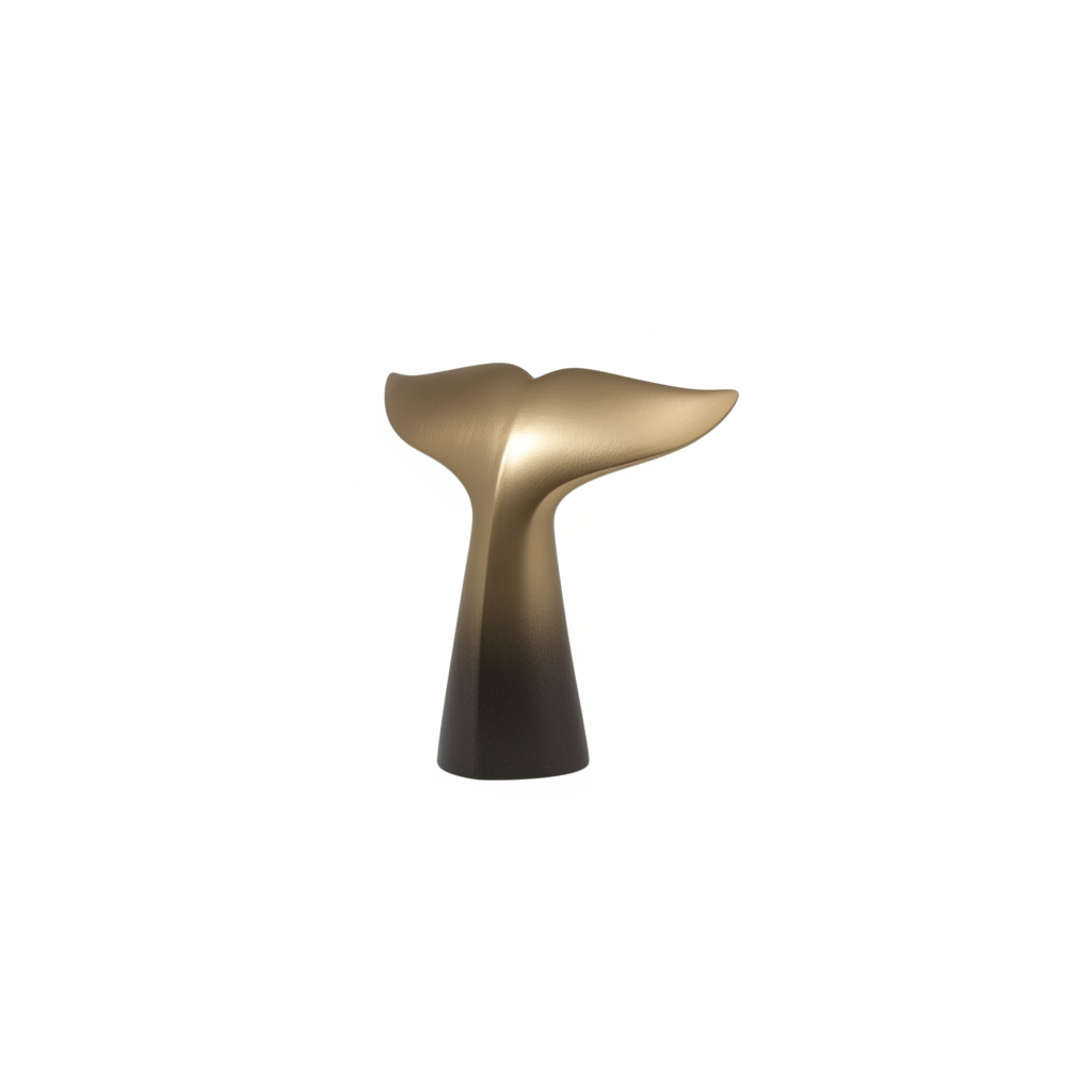 Moby small scultura champagne L 31 H 32cm