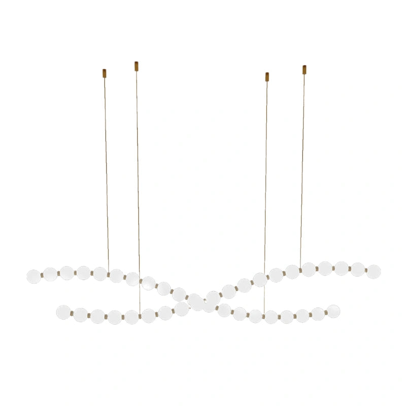 Perla Elegante 40 luci oro