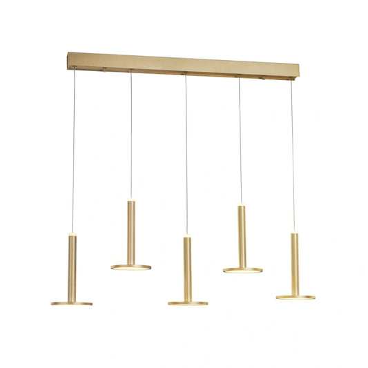 Tua 5 luci lineare oro