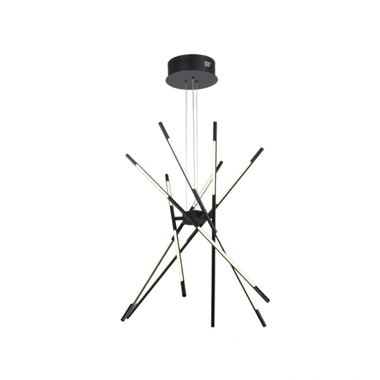 Tubular a 12 luci nero