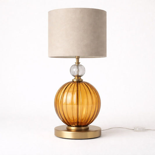 Aura ambra lampada da tavolo