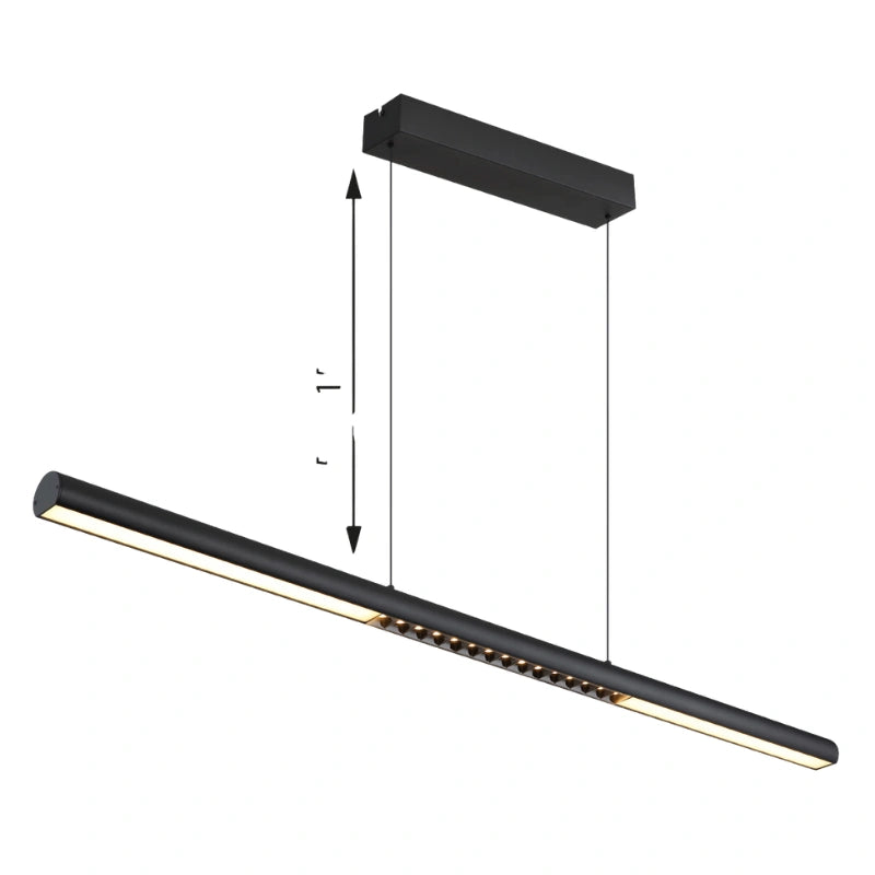 Cody sospensione nero LxLxA 1200x80x1500mm