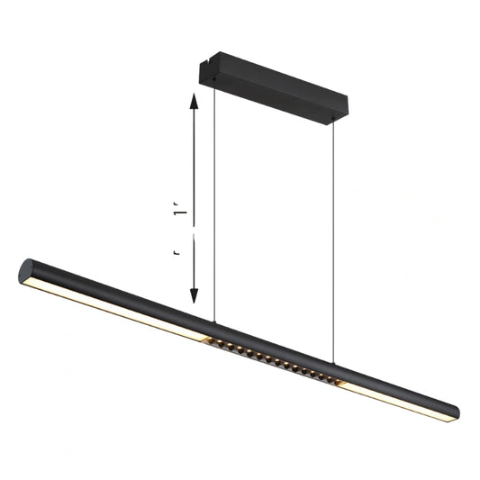 Cody sospensione nero LxLxA 1200x80x1500mm