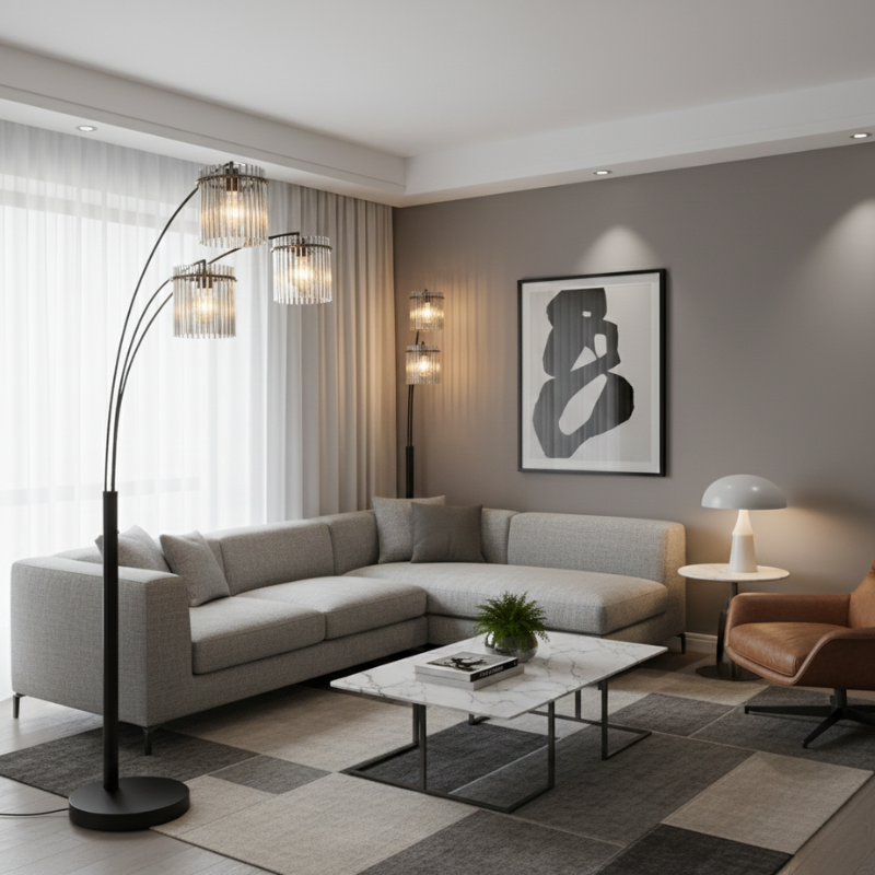 Gorley lampada da terra LxLxA 1000x1600x1800mm