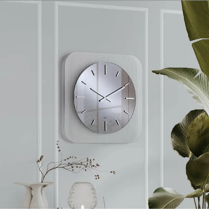 Ondaline orologio vetro trasparente 75x75cm