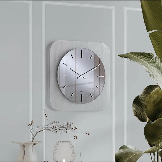 Ondaline orologio vetro trasparente 75x75cm