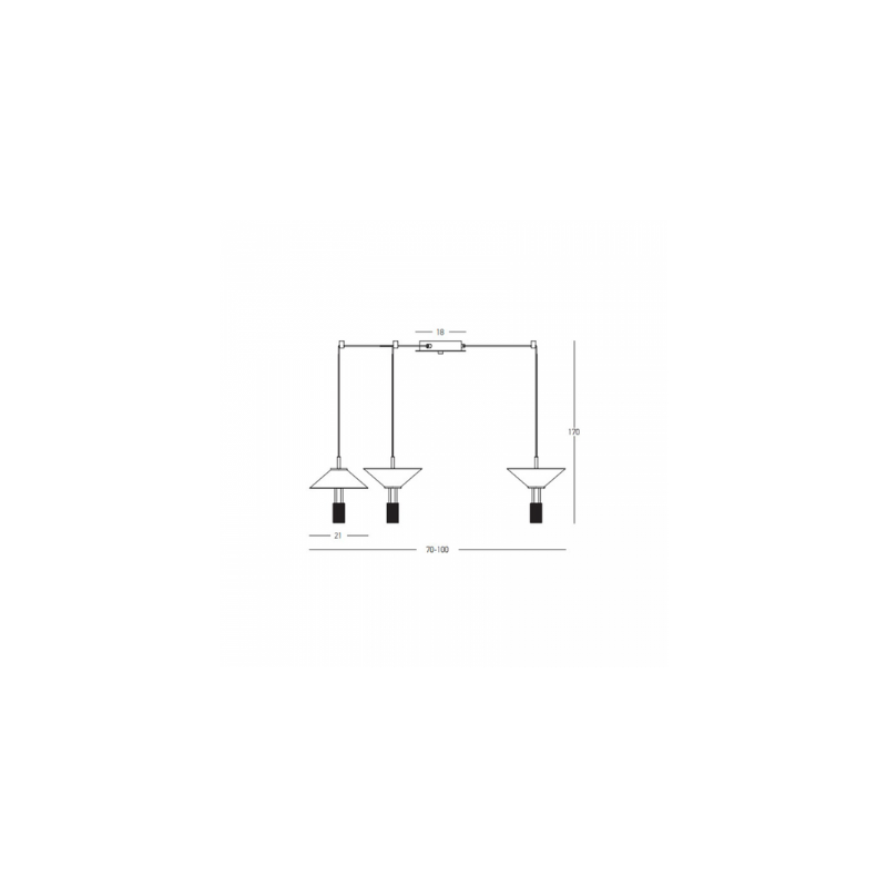 Triad sospensione H 170cm (art.23200-23201)