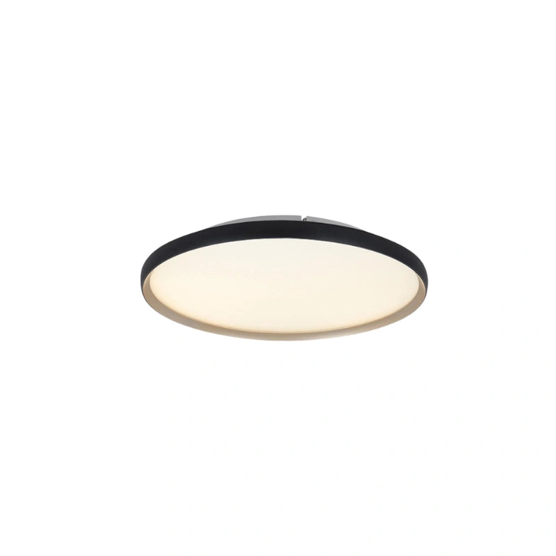 Giro plafoniera nero opaco 30x40cm (art.25186)