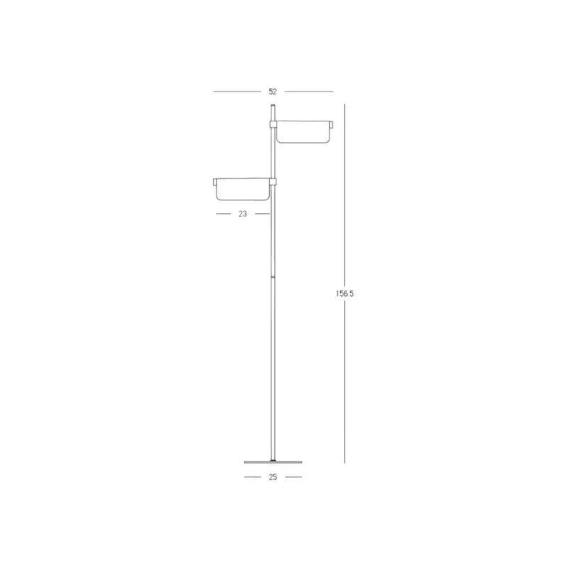 Buce lampada da terra 25x156.5cm (art.25194)