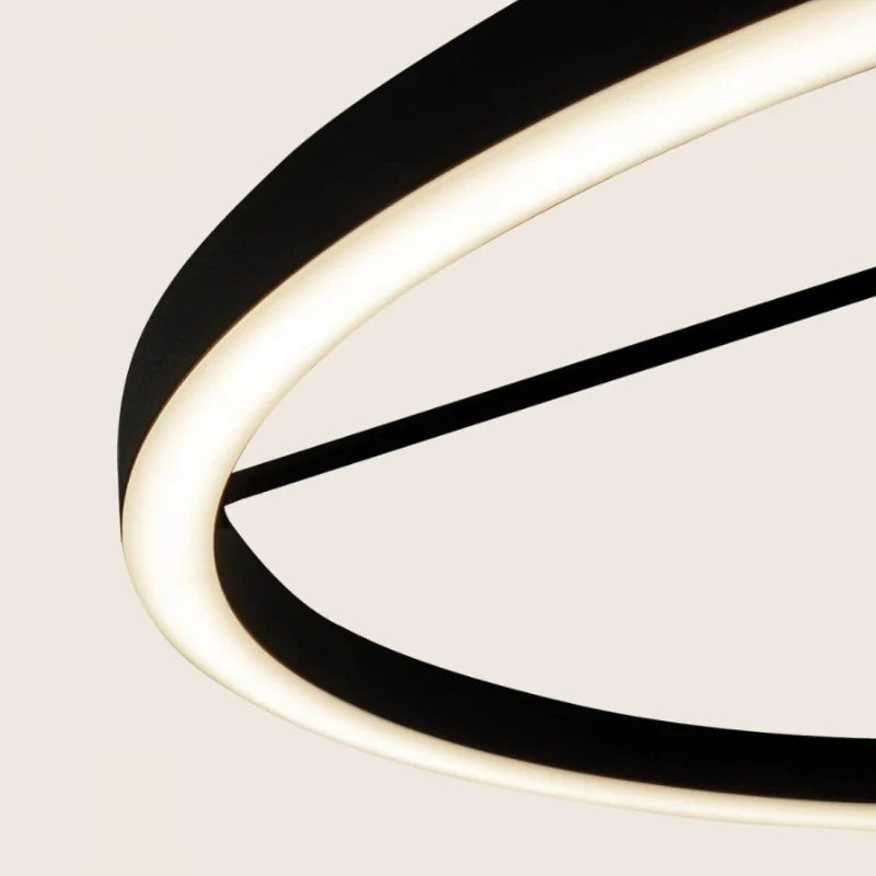 Ace plafoniera nera 40x14.3cm (art.2561)
