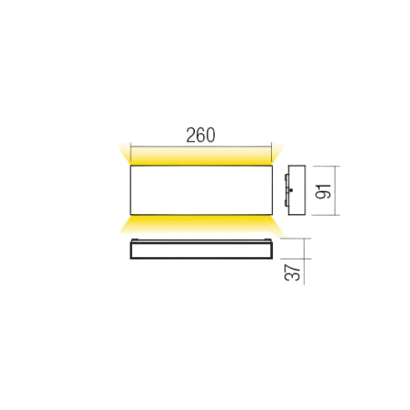 Kamal Applique 260mm 4000k
