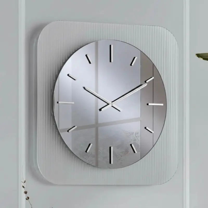 Ondaline orologio vetro trasparente 75x75cm