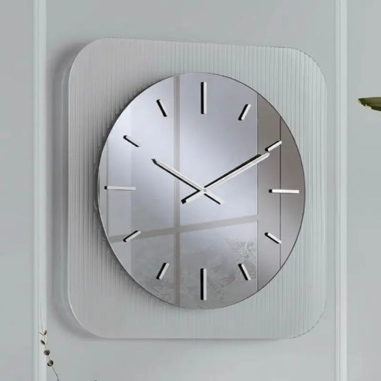 Ondaline orologio vetro trasparente 75x75cm