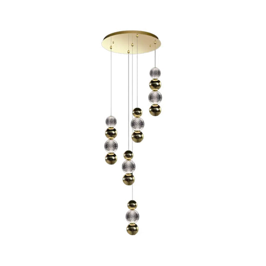 Brillante a 5 pendenti oro