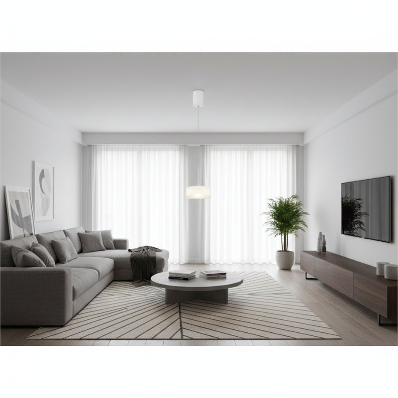 Belinda sospensione singola bianco