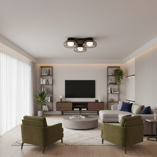 Carlene plafoniera a 3