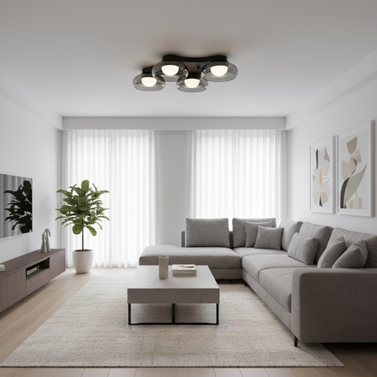 Carlene plafoniera a 4