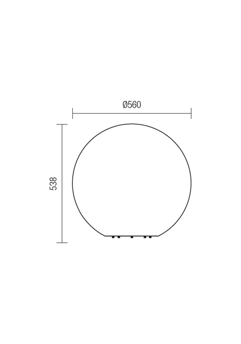 Baloo Lampada ornamentale Ø560