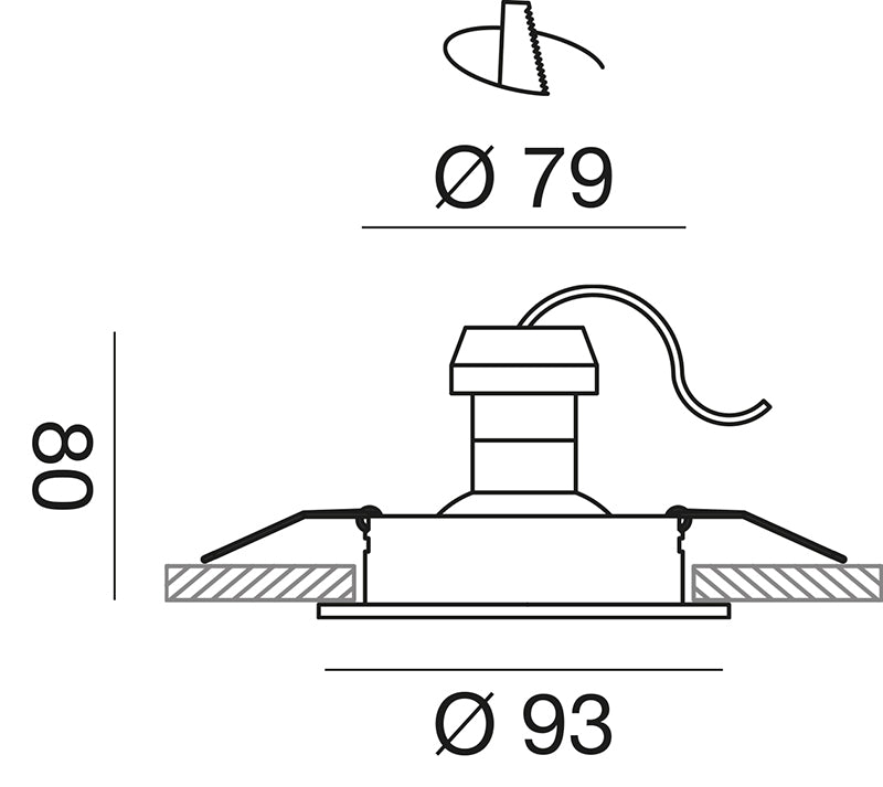 Aura-Tilt Pro Ø93 faretto