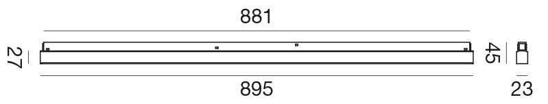 Linearis 3000k  895cm