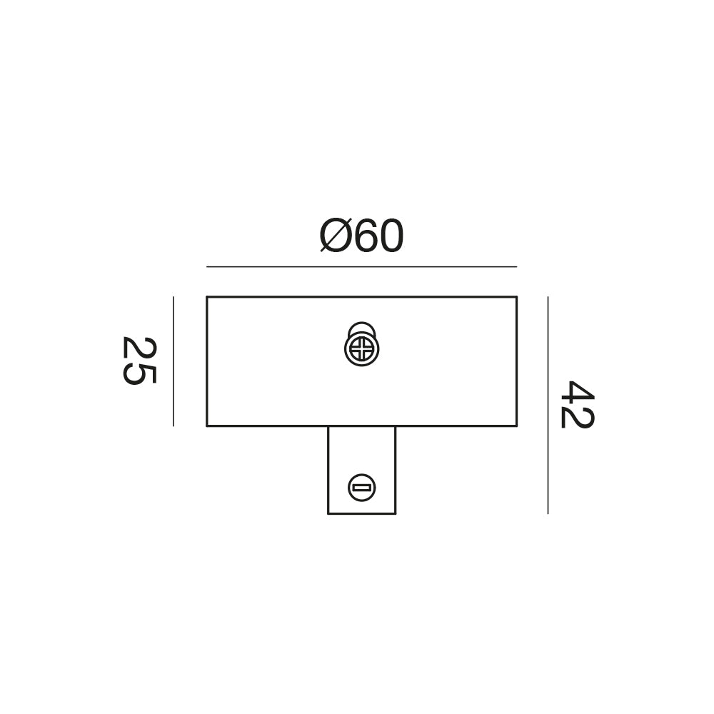 Kit per installazione a sospensione neon flex 360 Ø60