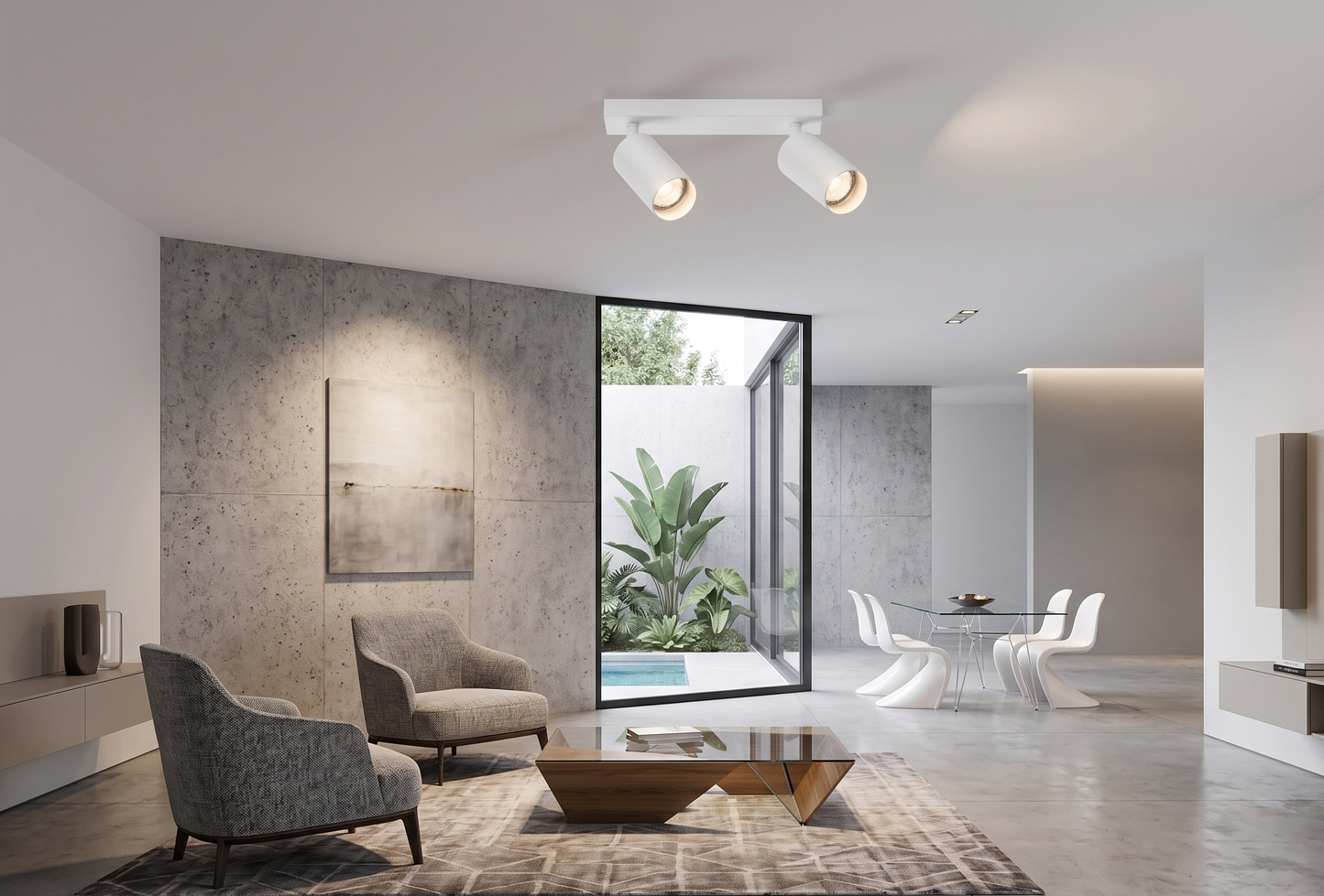 Matrix lampada da soffitto/parete a 2