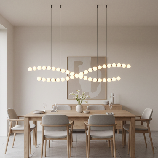 Perla sospensione Elegante 40 luci