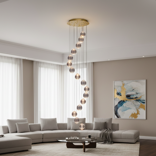 Diamante a 14 luci oro sospensione