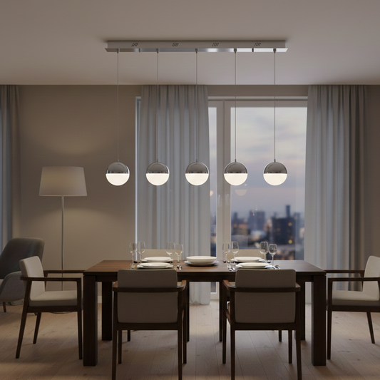 Atomo a 5 luci lineare