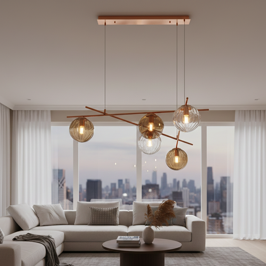 Cosmo D'oro: Lampadario Moderno Sospeso
