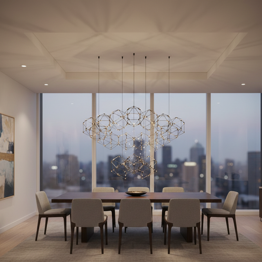 Lucciola a 2 livelli cromato nero